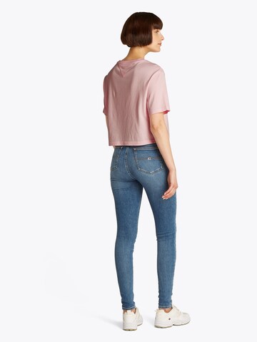 Tommy Jeans T-shirt i rosa: baksida