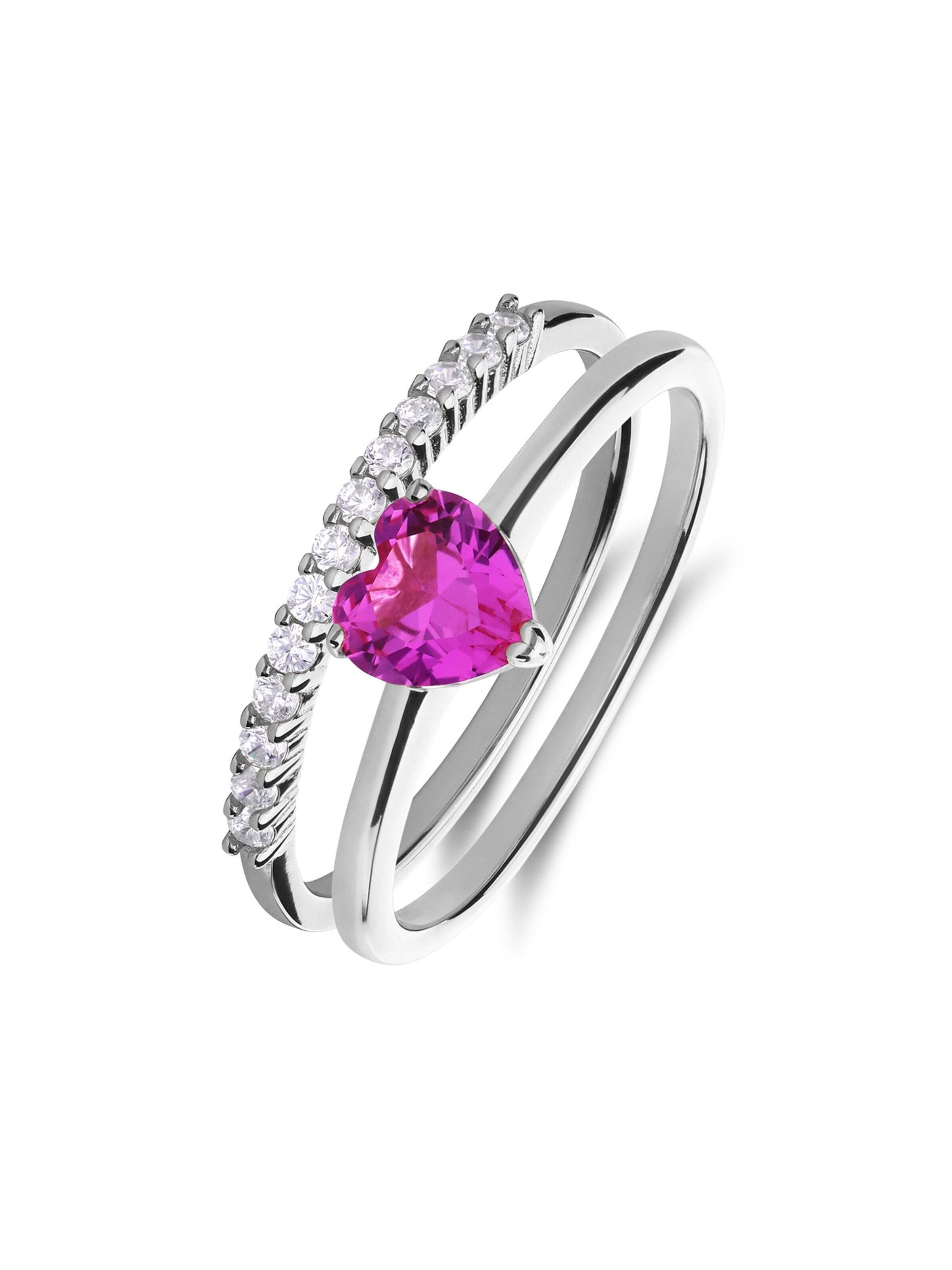 Lucardi Ring in Purple: front