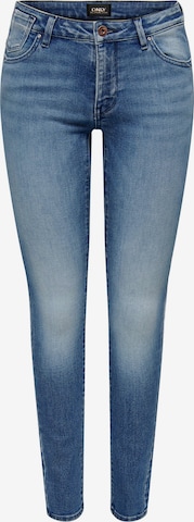 Skinny Jeans 'CARMEN' de la ONLY pe albastru: față