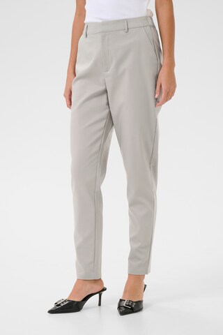 Kaffe Slimfit Hose 'Loraine' in Grau: Vorderseite