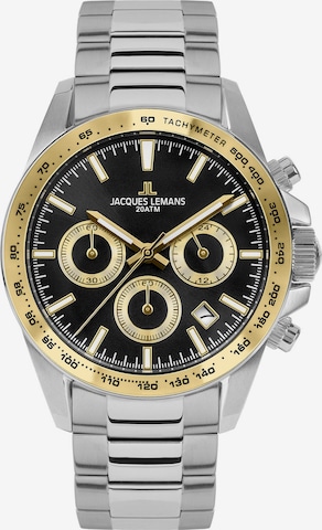 Jacques Lemans Uhr in Silber: predná strana