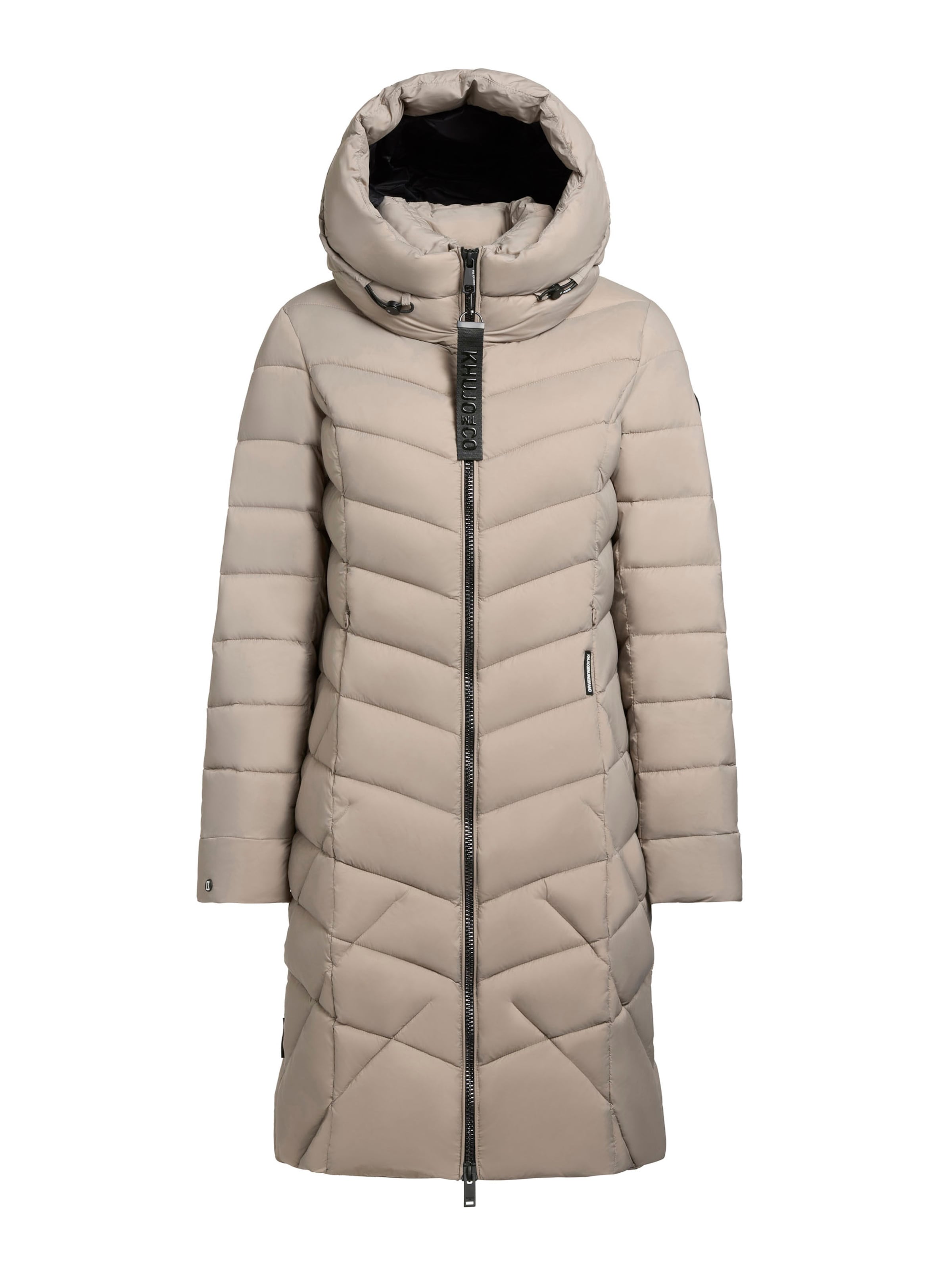 khujo Zimní kabát ' ODANA3 ' – béžová: přední strana