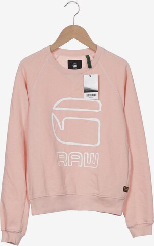 G-Star RAW Sweatshirt & Zip-Up Hoodie in XS in Pink: front