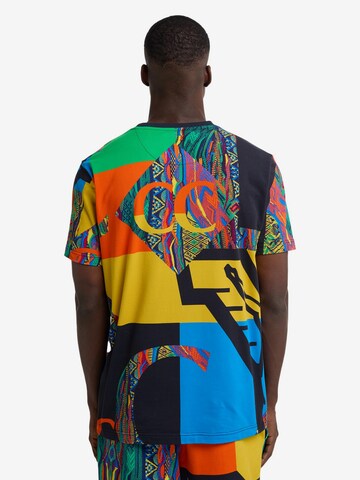 T-Shirt 'Dander' Carlo Colucci en mélange de couleurs