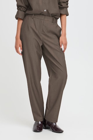 b.young Regular Trousers ' BYDANTA' in Grey: front
