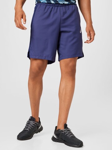 ASICS Workout Pants 'COURT' in Blue: front