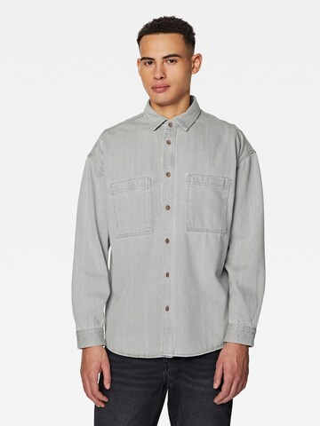 Mavi Regular fit Button Up Shirt 'STEFAN' in Grey: front