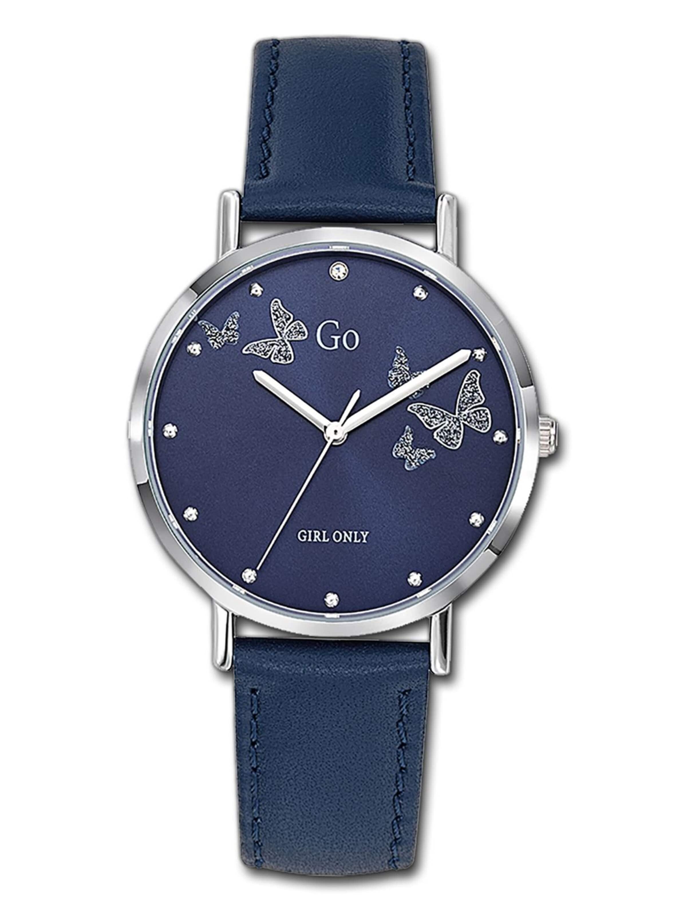 Orologio analogico di GO GirlOnly in blu: frontale