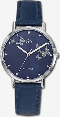 GO GirlOnly Analoguhr in Blau: Vorderseite