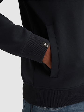 VANGUARD Tussenjas 'Sweat jacket with zipper closure and chest pockets' in Blauw