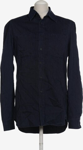DRYKORN Button Up Shirt in M in Blue: front