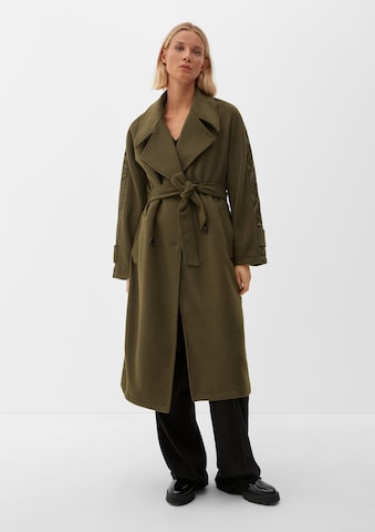 s.Oliver Between-Seasons Coat in Green