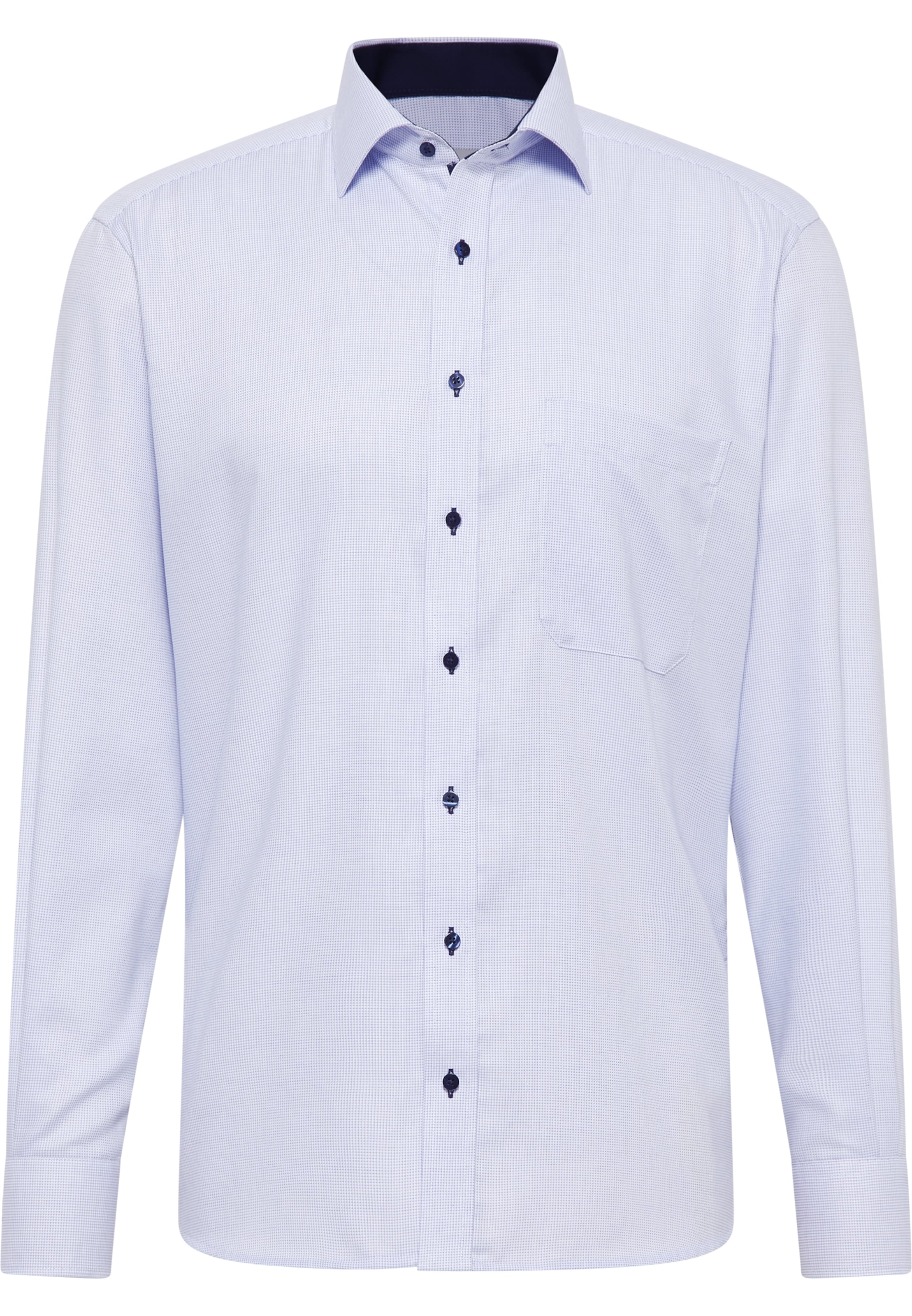 ETERNA Comfort fit Business shirt in Blue: front