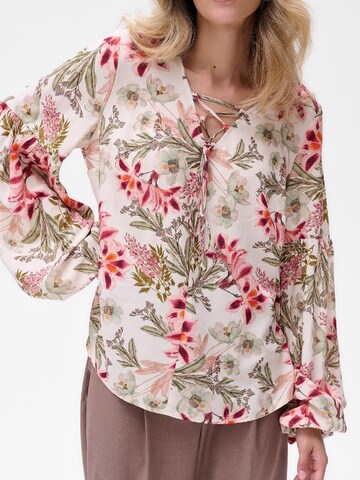Blue Shadow Blouse in Mixed colors