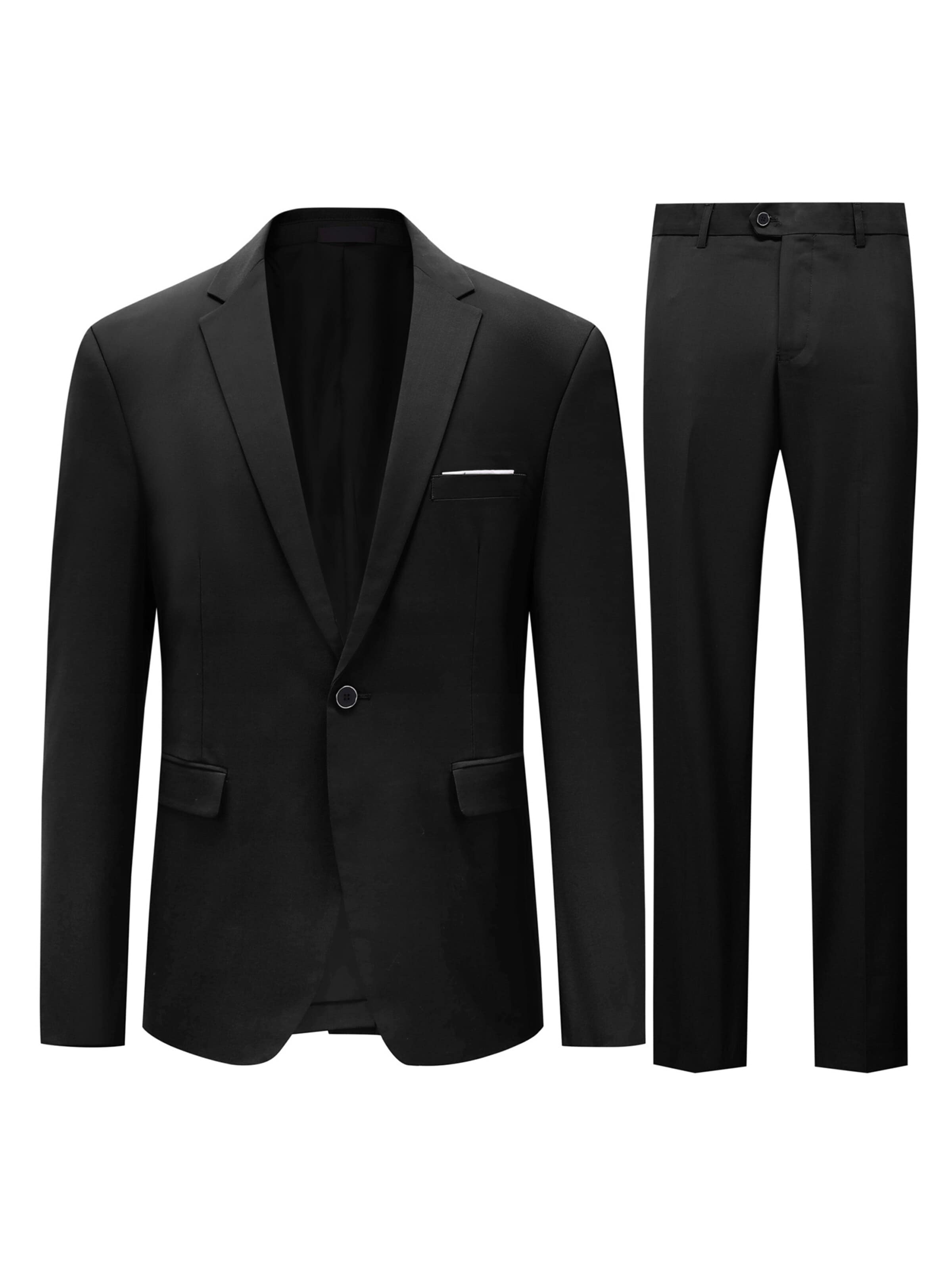 YOUTHUP Suit 'Cado' in Black: front