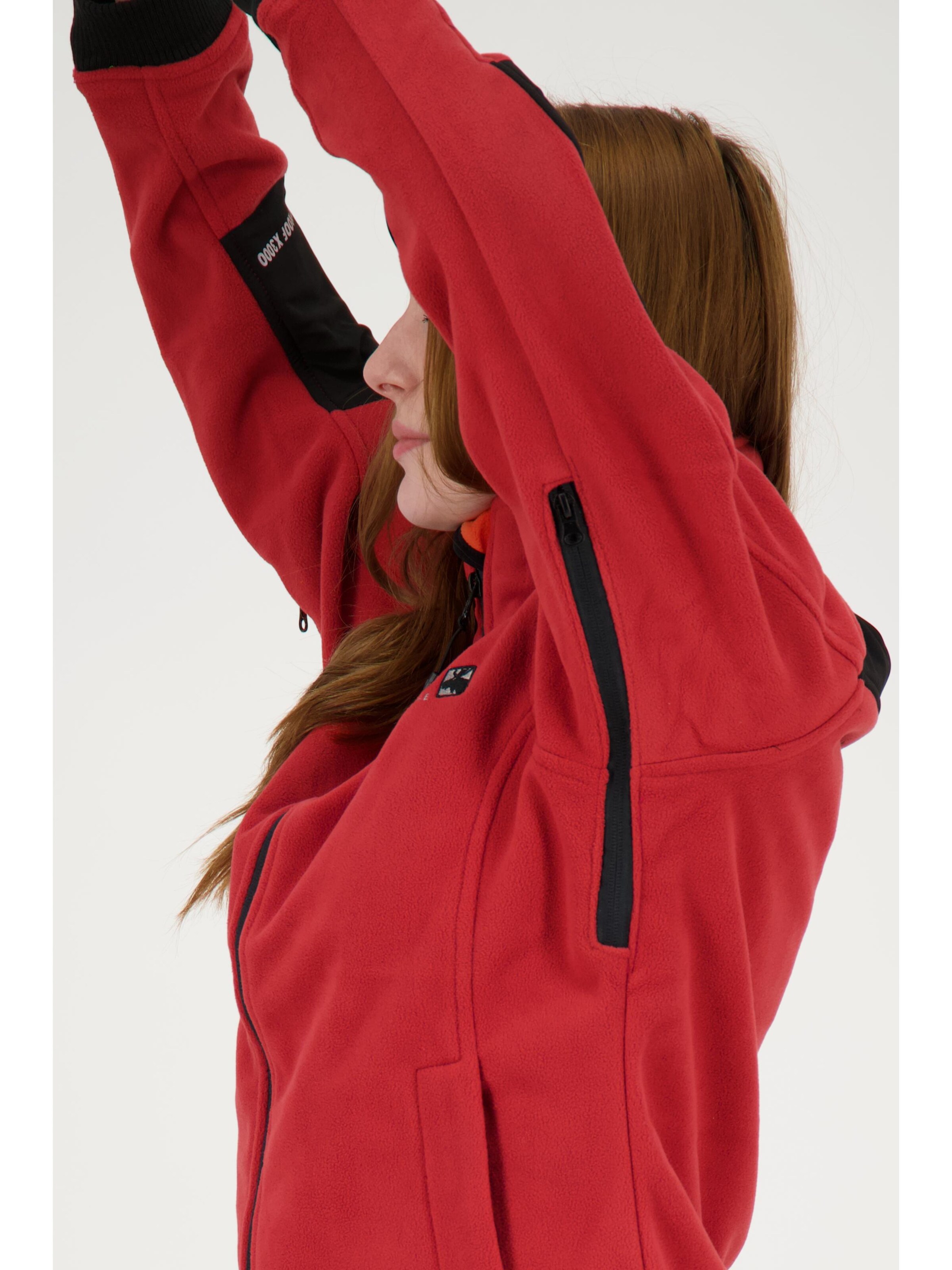 deproc Fleecejacke 'CANADA Women'‌‌ in Rot