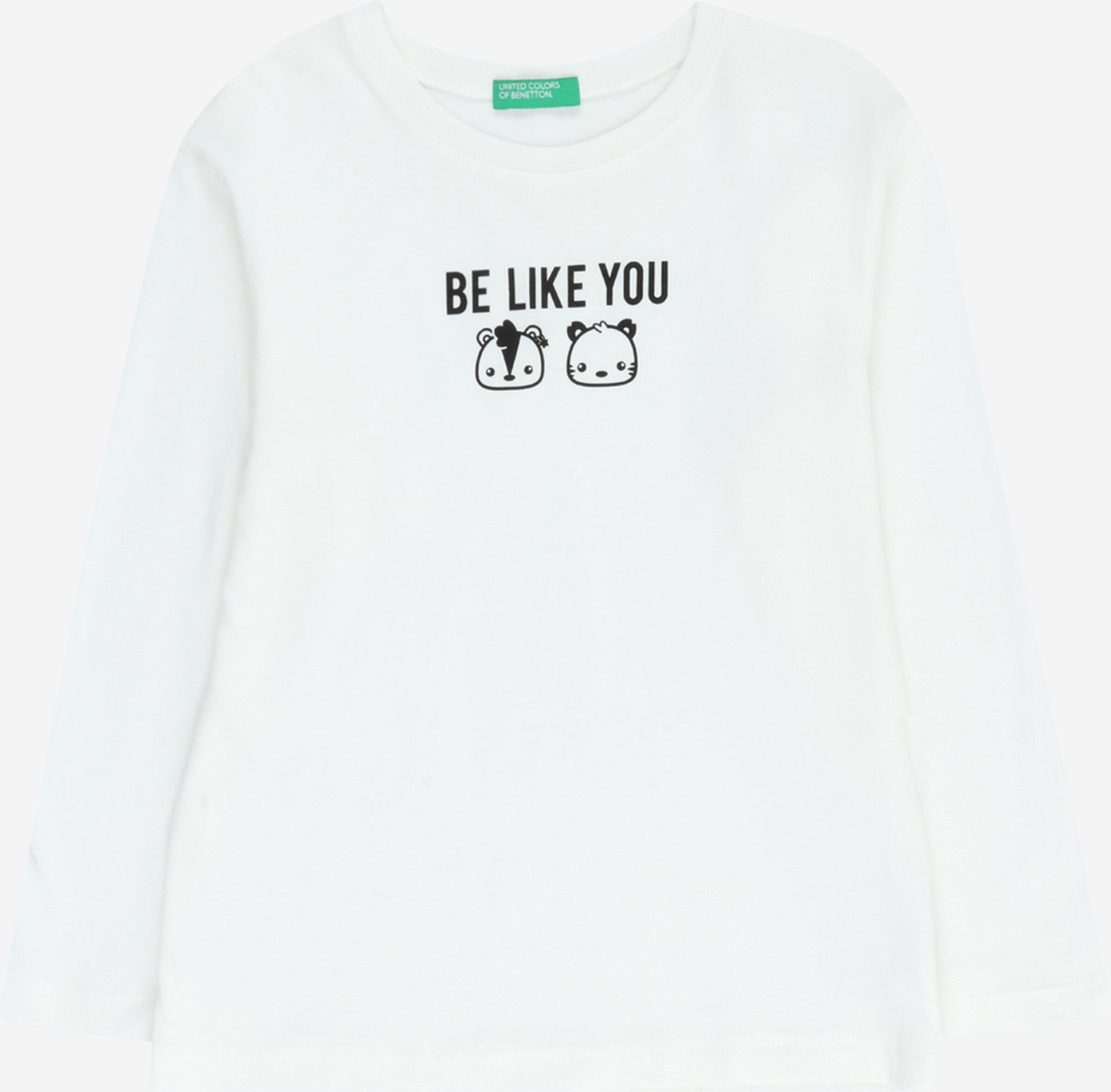 korn godt Egenskab UNITED COLORS OF BENETTON Shirts i Offwhite | ABOUT YOU