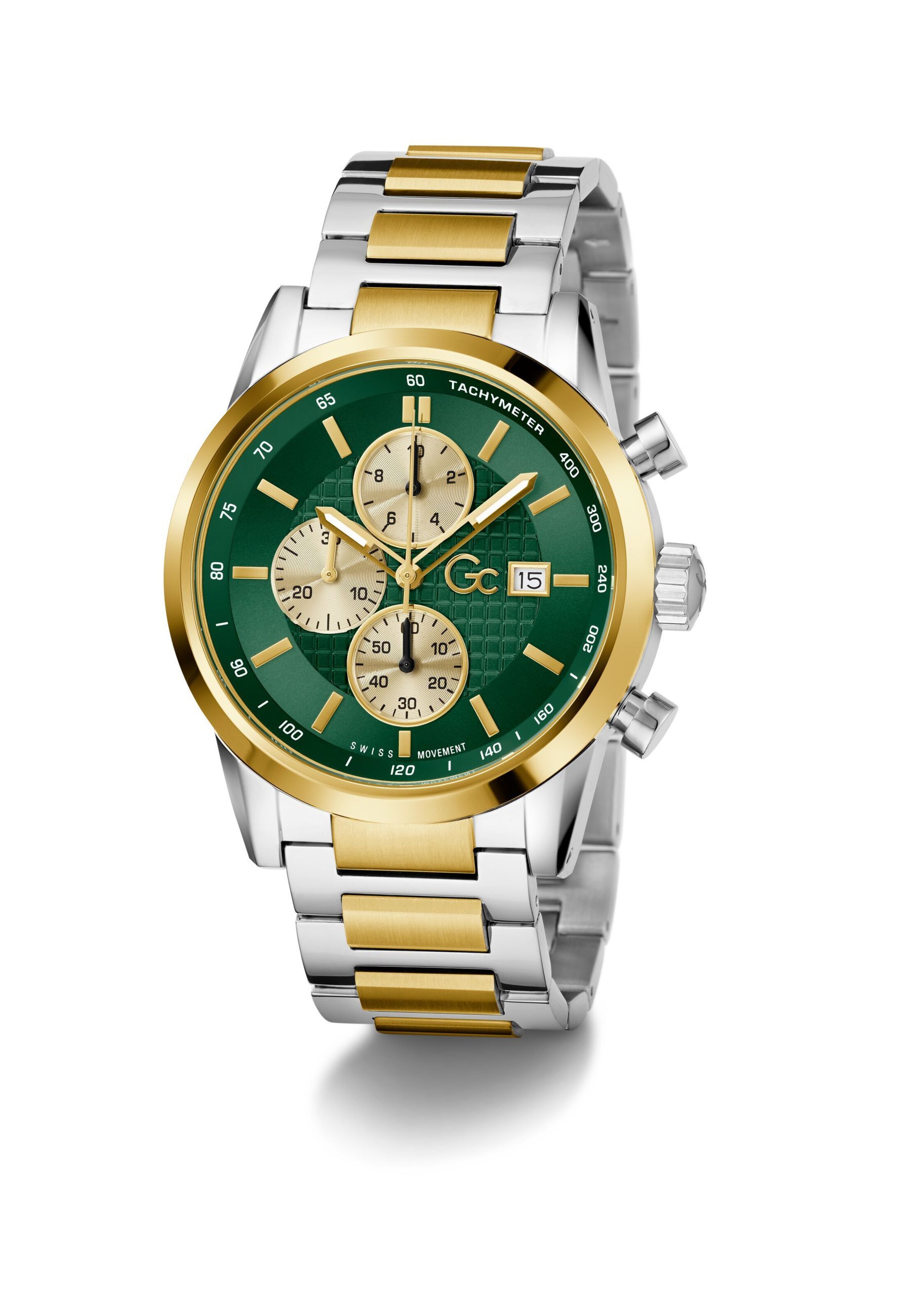 Gc Analogt ur 'Gallant' i sølv: forside