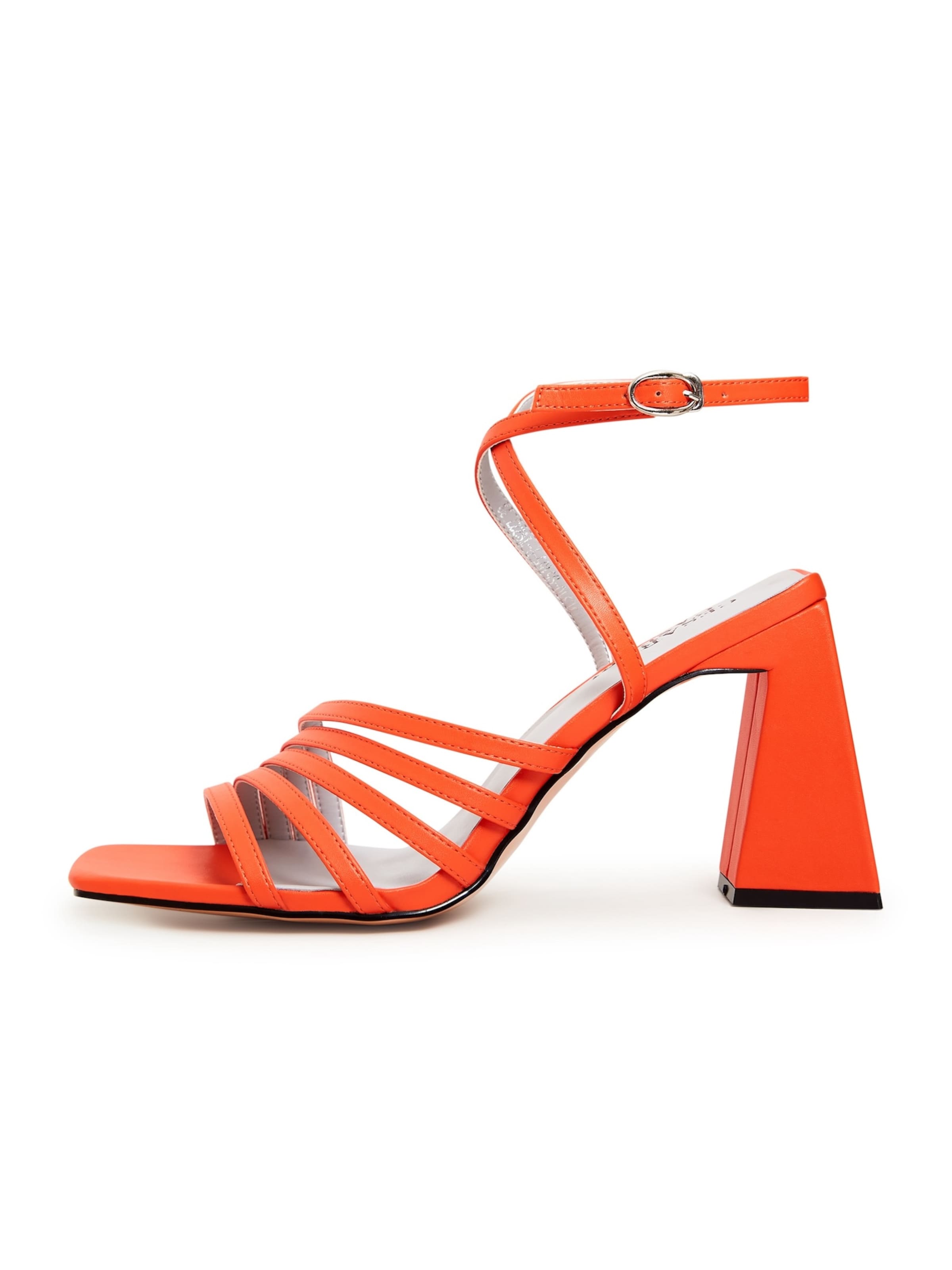 CESARE GASPARI Sandale in Orange: Vorderseite