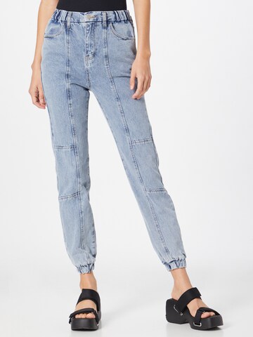 In The Style Tapered Jeans 'LORNA' in Blauw: voorkant