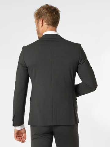 Finshley & Harding London Slim fit Business-colbert 'Brixdon' in Zwart