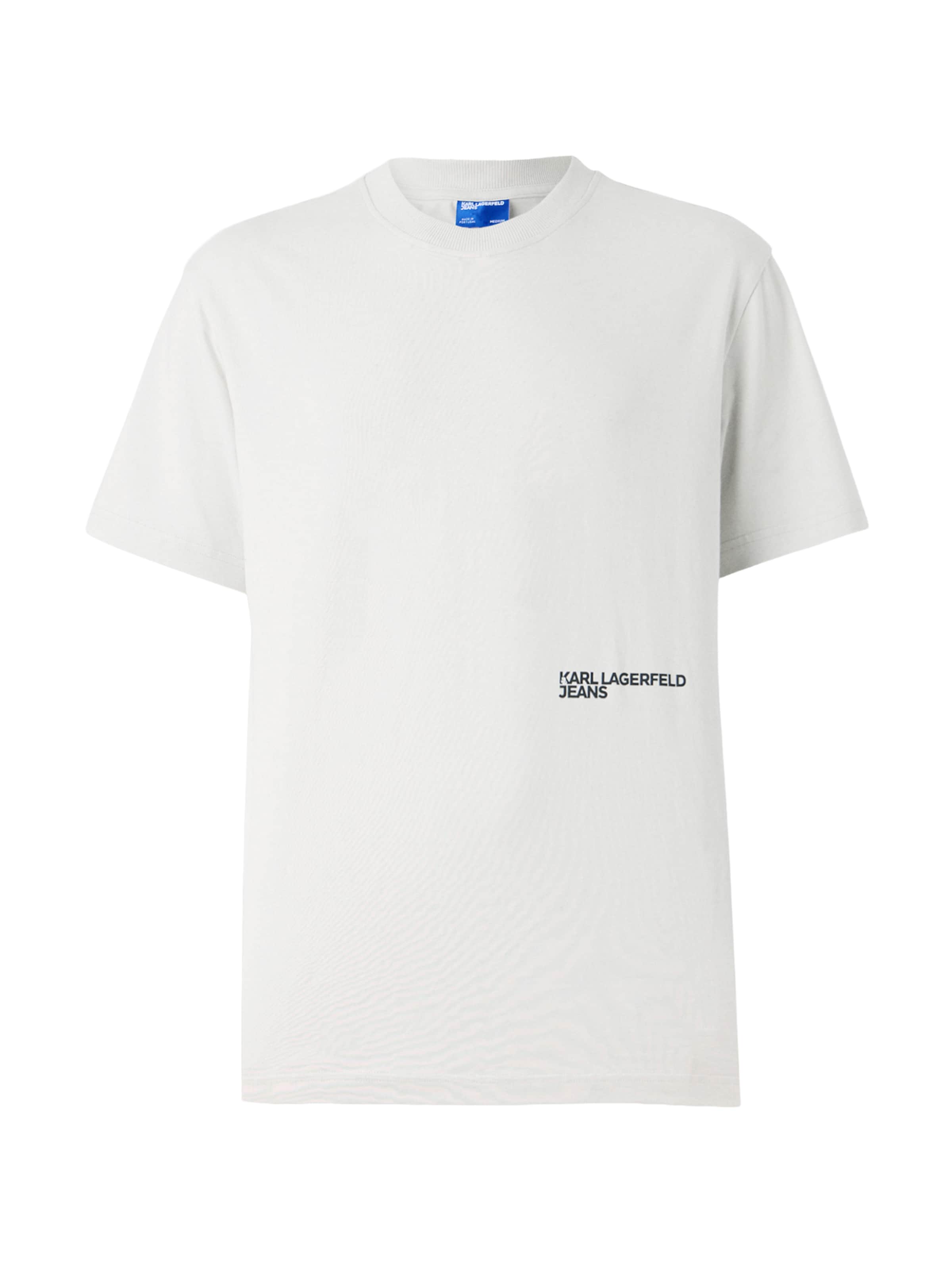 T-Shirt 'ESSENTIAL' KARL LAGERFELD JEANS en gris : devant