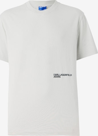 T-Shirt 'ESSENTIAL' KARL LAGERFELD JEANS en gris : devant