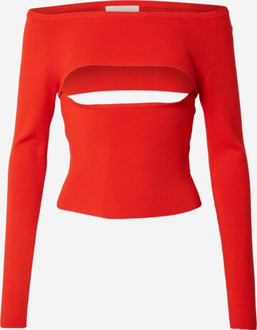 Pull-over 'Juliette' LeGer by Lena Gercke en rouge : devant