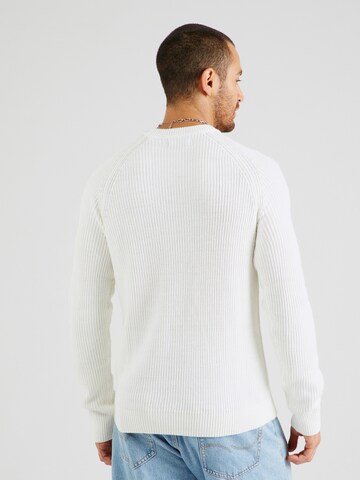 JACK & JONES Sweater 'JJPannel' in White