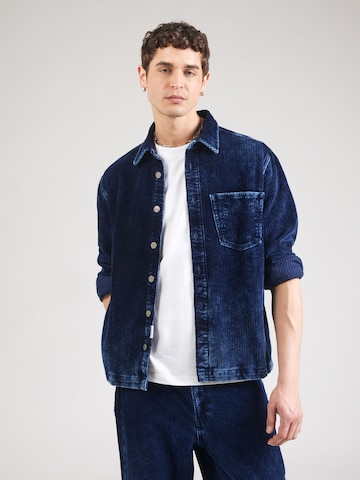 ARMEDANGELS - Chaqueta de entretiempo 'YUNAAI' en azul: frente