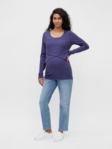 MAMALICIOUS Shirt 'Carma' in Blau