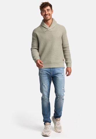 Pull-over 'Brockly ' INDICODE JEANS en gris