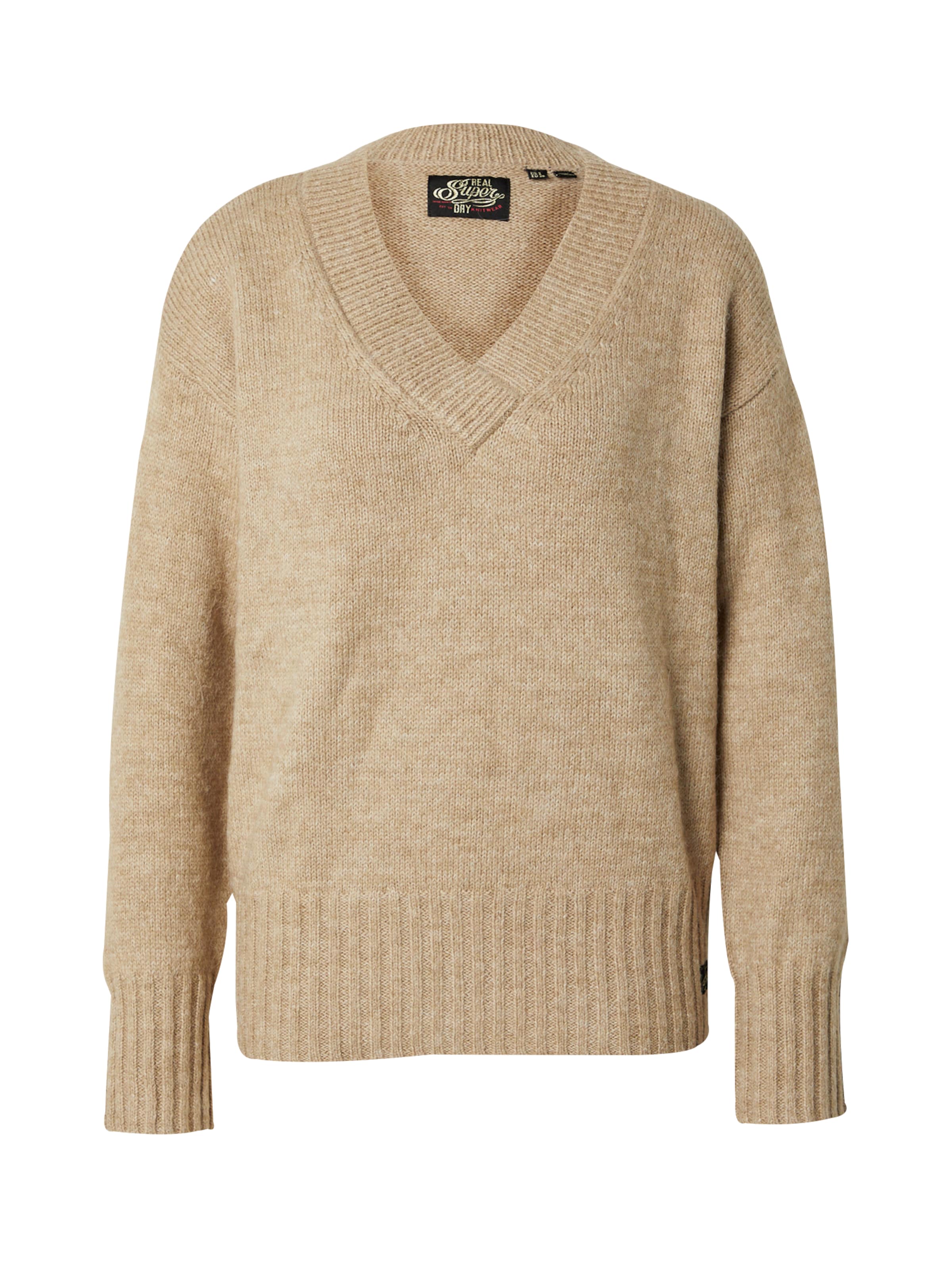 Superdry & Co Pullover 'Essential' in Braun: Vorderseite