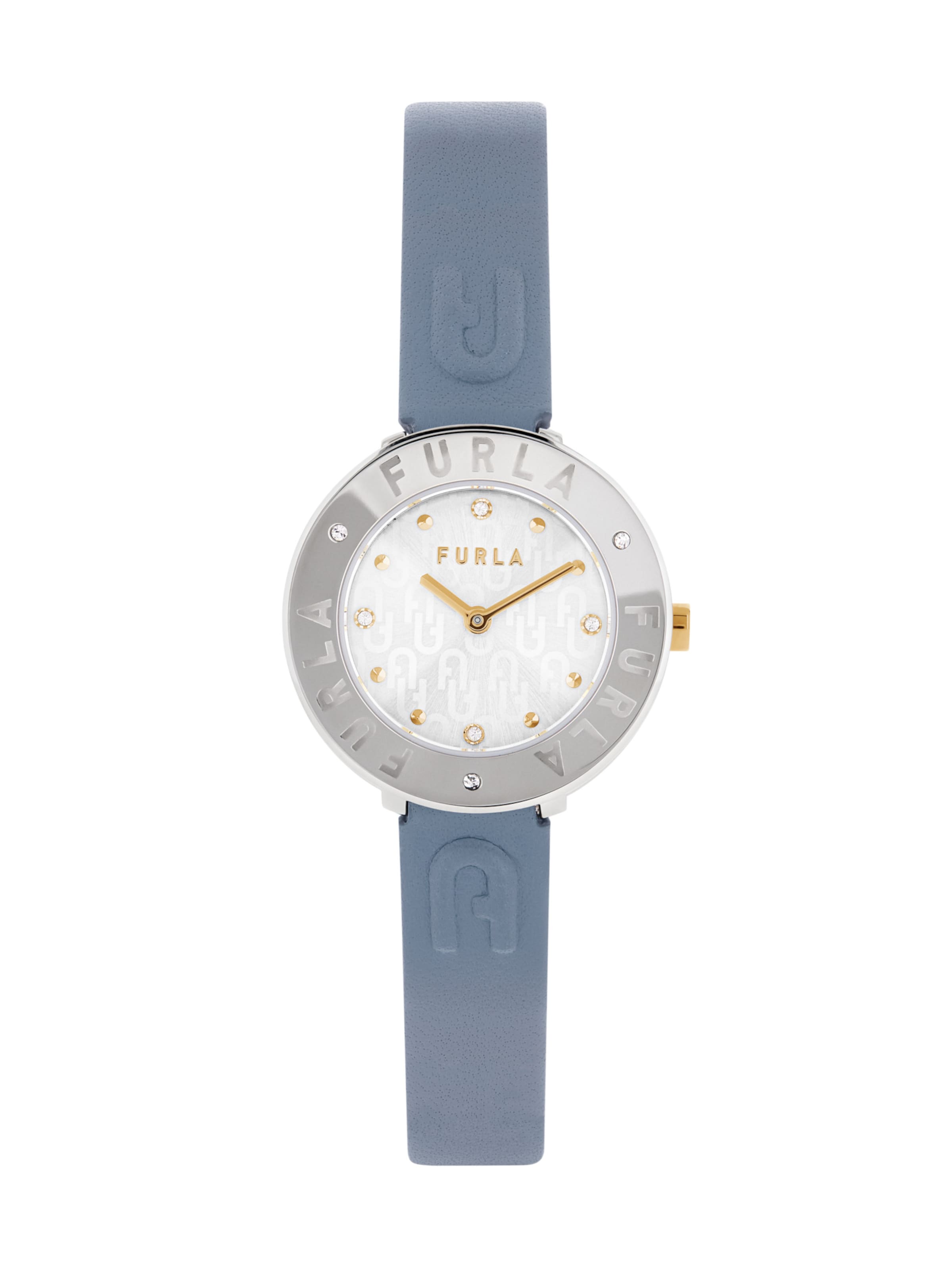 FURLA Analogt ur 'ESSENTIAL' i blå: forside