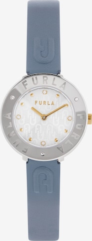 FURLA Analoog horloge 'ESSENTIAL' in Blauw: voorkant