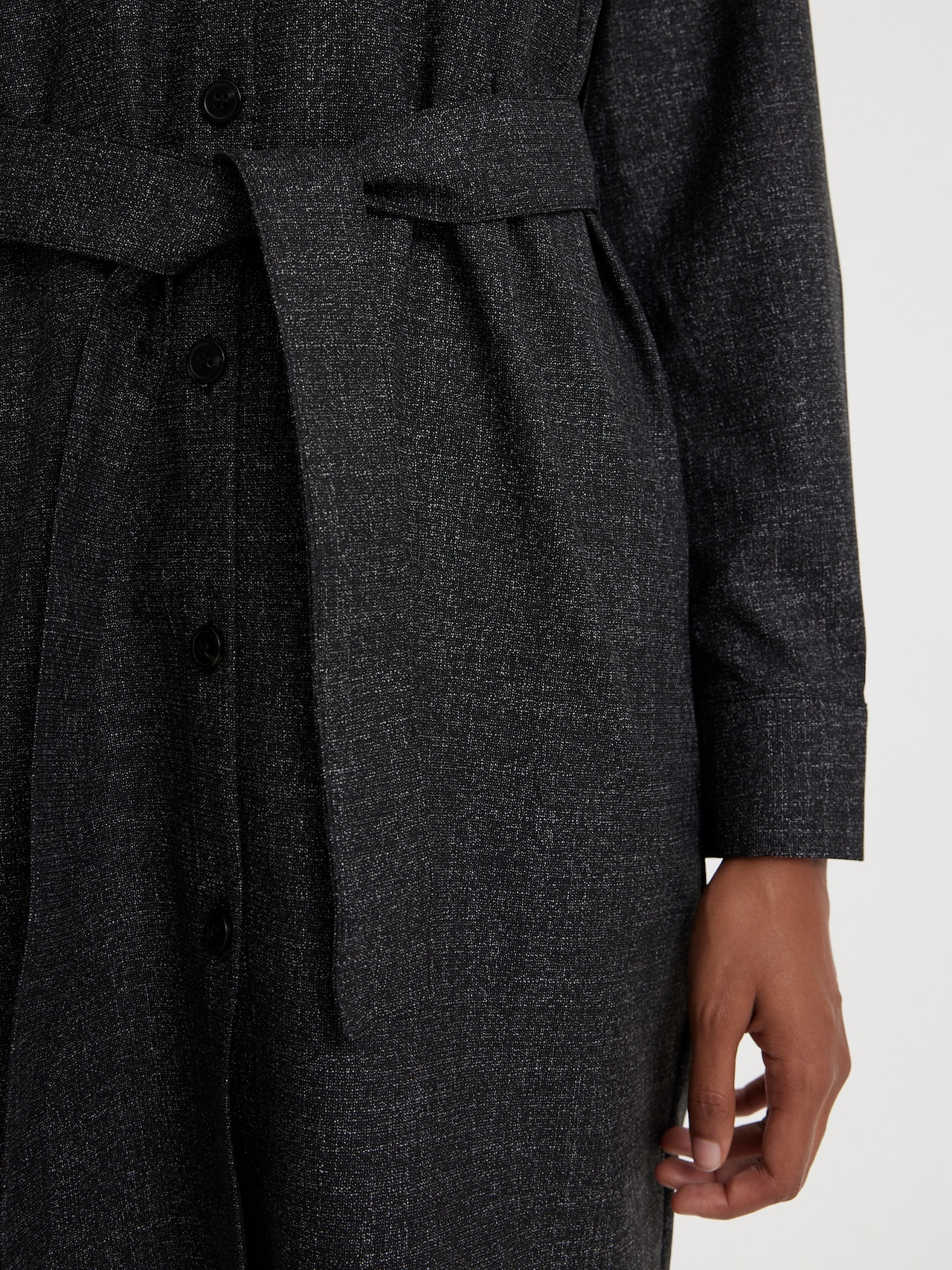 EDITED Abito camicia 'Annabel' grigio sfumato