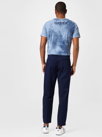 Regular Pantaloni eleganți de la UNITED COLORS OF BENETTON pe albastru