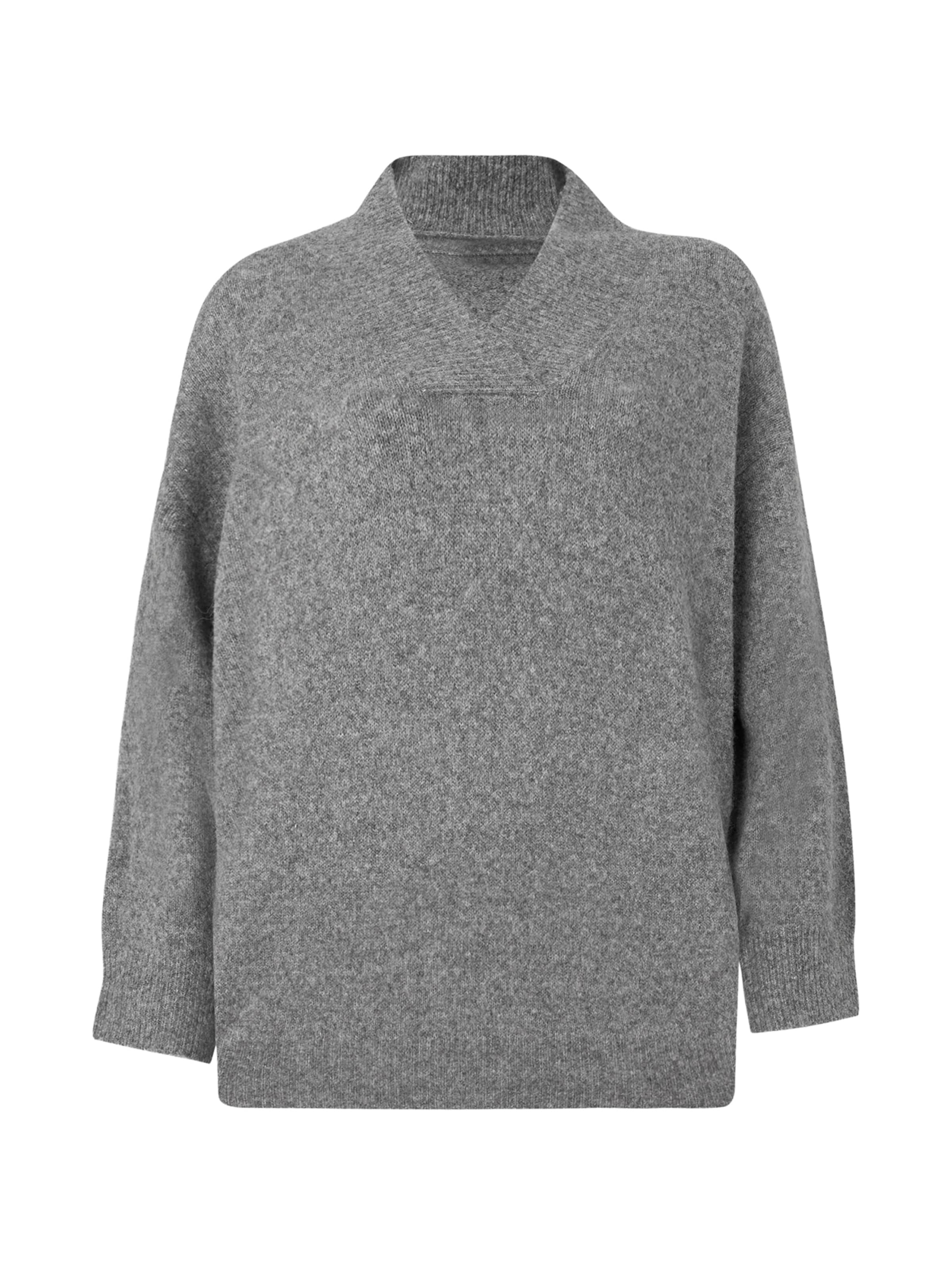VERO MODA Pullover 'BANG' in Grau: Vorderseite
