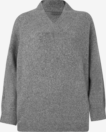 VERO MODAPulover 'BANG' - siva boja: prednji dio