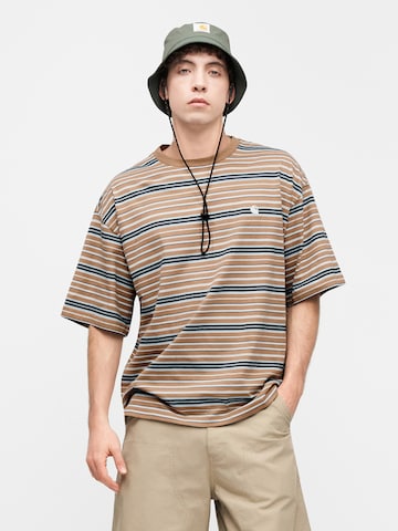 Carhartt WIP Koszulka 'Zane' w kolorze brązowy: przód