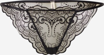 Scandale éco-lingerie Slip i sort: forside