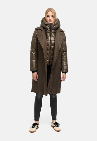 NAVAHOO Winter coat 'City-Glow 14' in Green