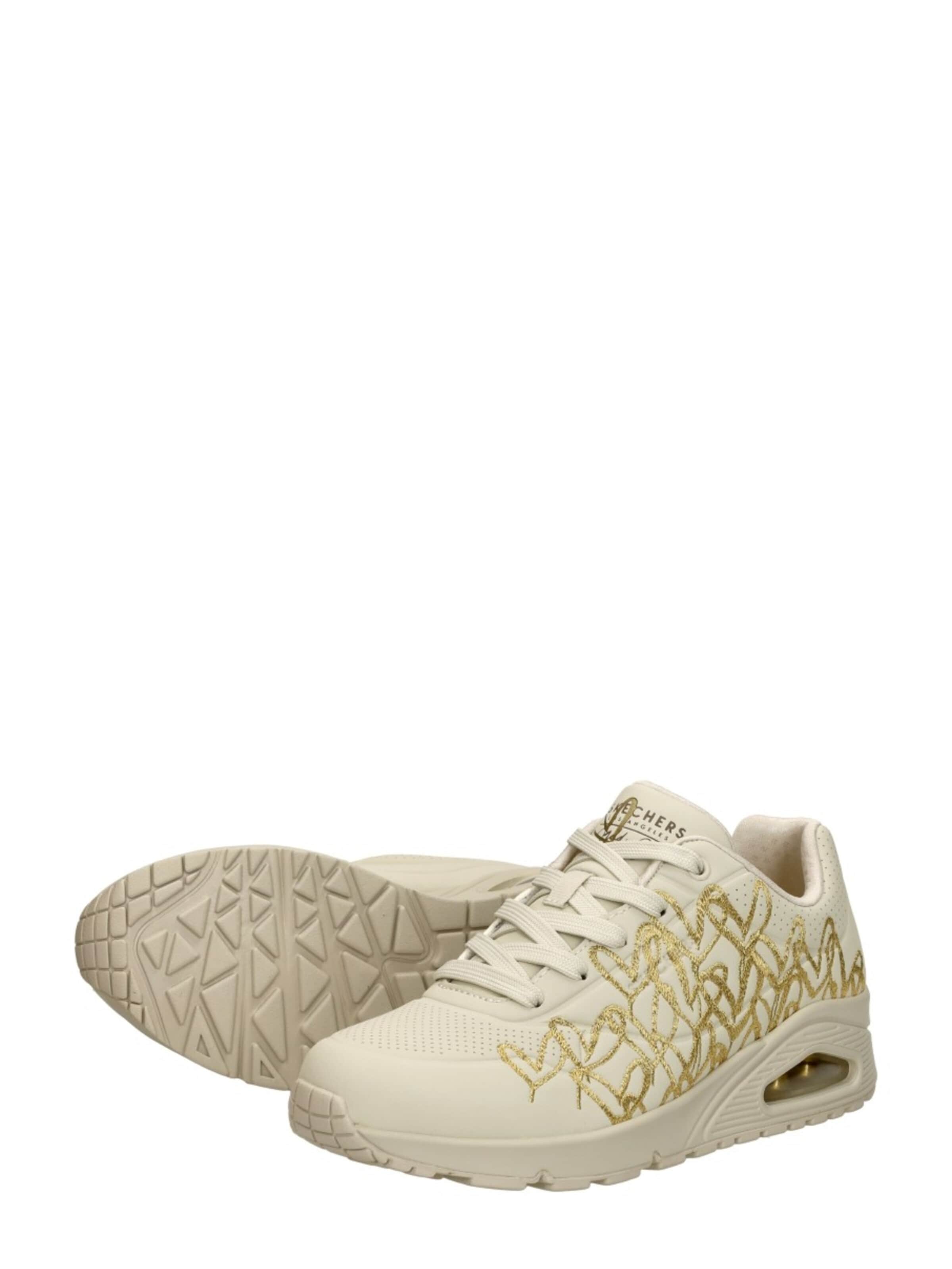 SKECHERS Sneakers laag 'Uno-Golden Heart' in Beige