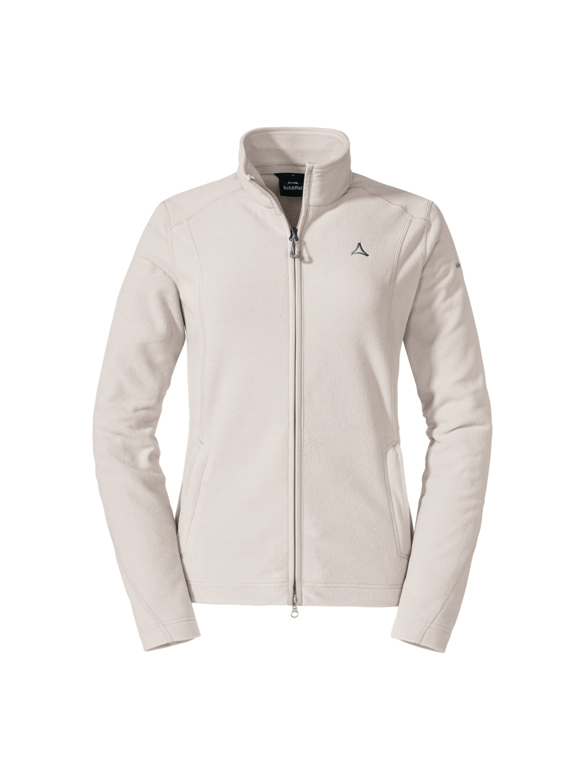 Schöffel Functionele fleece jas 'Leona3' in Wit: voorkant