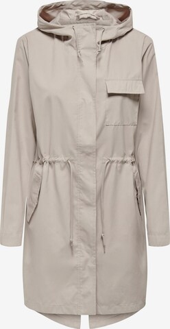 JDY Between-Seasons Parka 'Polly' in Grey: front