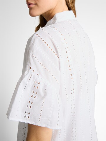 TOM TAILOR DENIM Skjortklänning i vit