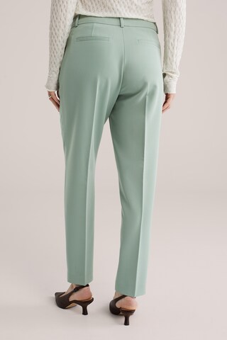 WE Fashion Slimfit Broek in Groen
