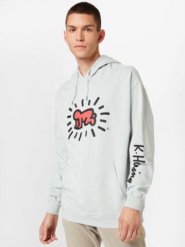 Cotton On Sweatshirt 'KEITH HARING' in Blauw: voorkant