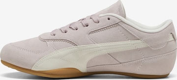 Baskets basses PUMA en rose : devant