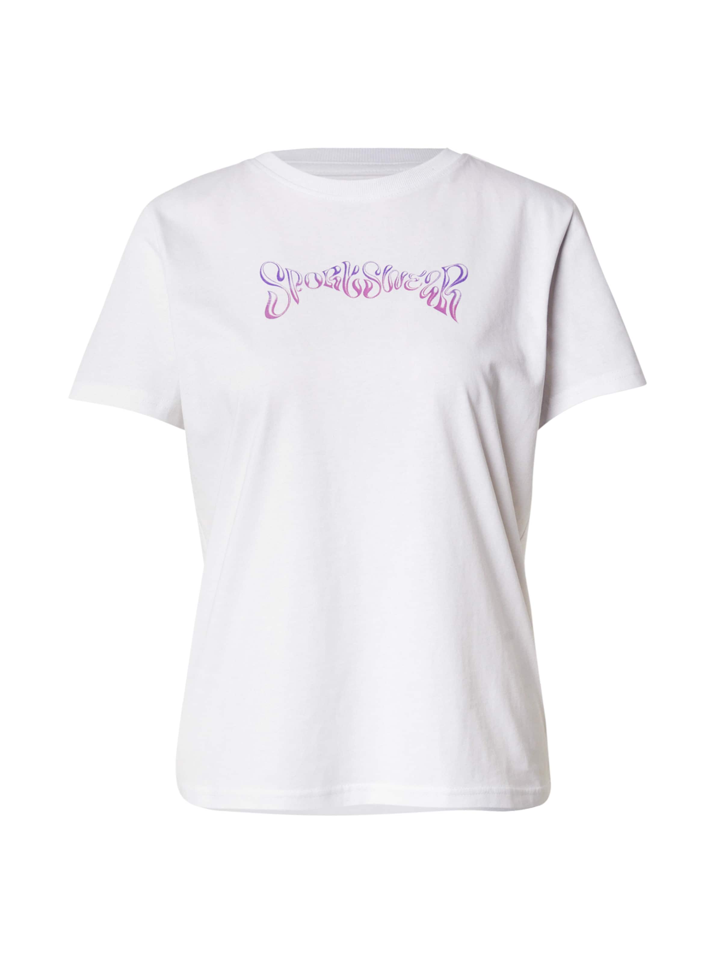 4F T-shirt fonctionnel en violet / orchidée / noir / blanc, Vue avec produit